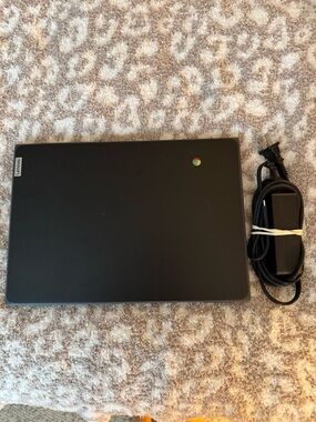 SALE Lenovo Chromebook Laptop in Black with Chrome Logo